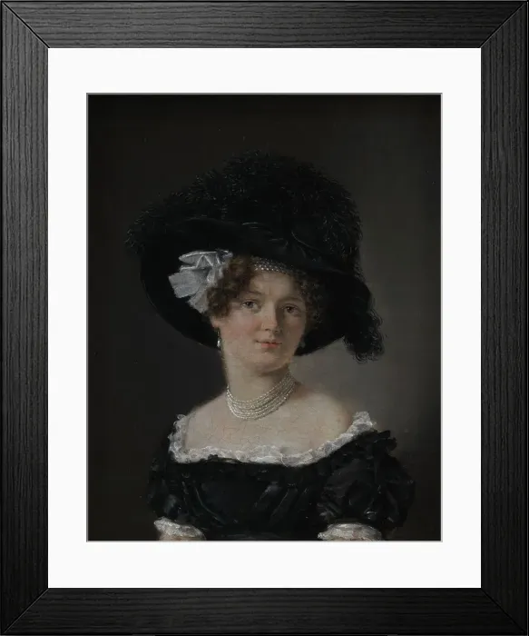 Framed Print : Mathilde Theresia von Irgens-Bergh, née Holsten, the Wife of Mathias Friis von Irgens-Bergh, 1824. Creator: Christian Albrecht Jensen Framed Print : Mathilde Theresia von Irgens-Bergh, née Holsten, the Wife of Mathias Friis von Irgens-Bergh, 1824. Creator: Christian Albrecht Jensen