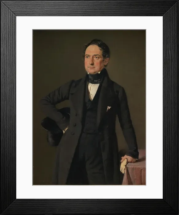 Framed Print : Ole Jorgen Rawert, Director of Industrial Affairs, 1839. Creator: Christian Albrecht Jensen Framed Print : Ole Jorgen Rawert, Director of Industrial Affairs, 1839. Creator: Christian Albrecht Jensen