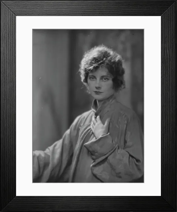 Framed Print : Marsh, Miss, portrait photograph, 1916. Creator: Arnold Genthe Framed Print : Marsh, Miss, portrait photograph, 1916. Creator: Arnold Genthe