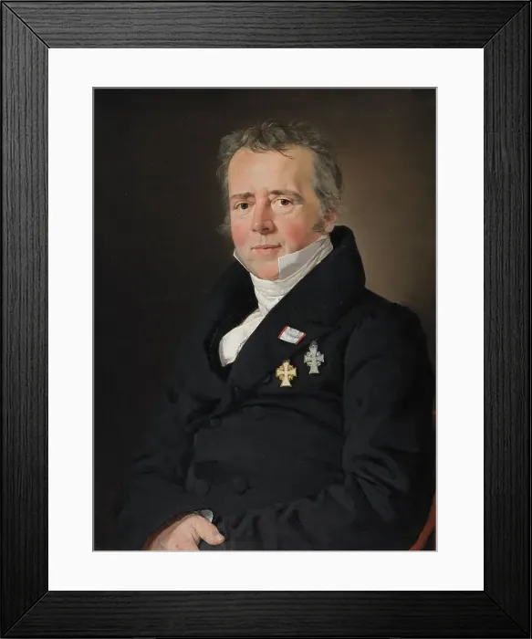 Framed Print : Portrait of the Physicist Hans Christian Orsted, 1832-1833. Creator: Christian Albrecht Jensen Framed Print : Portrait of the Physicist Hans Christian Orsted, 1832-1833. Creator: Christian Albrecht Jensen