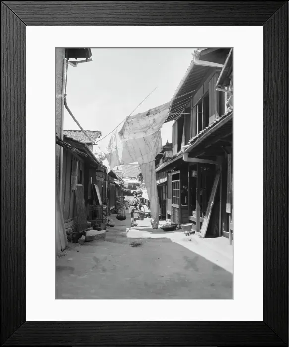 Framed Print : Travel views of Japan and Korea, 1908. Creator: Arnold Genthe Framed Print : Travel views of Japan and Korea, 1908. Creator: Arnold Genthe