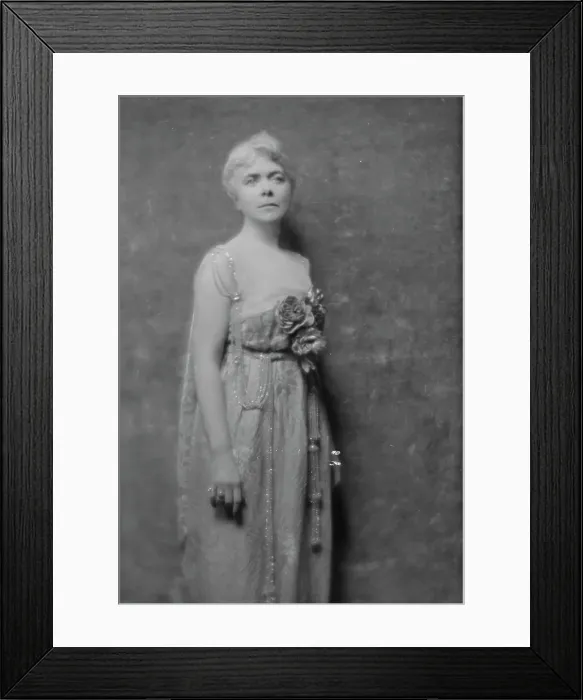 Framed Print : Marwick, James, Mrs. portrait photograph, 1916 Jan. 5 or Jan. 6. Creator: Arnold Genthe Framed Print : Marwick, James, Mrs. portrait photograph, 1916 Jan. 5 or Jan. 6. Creator: Arnold Genthe