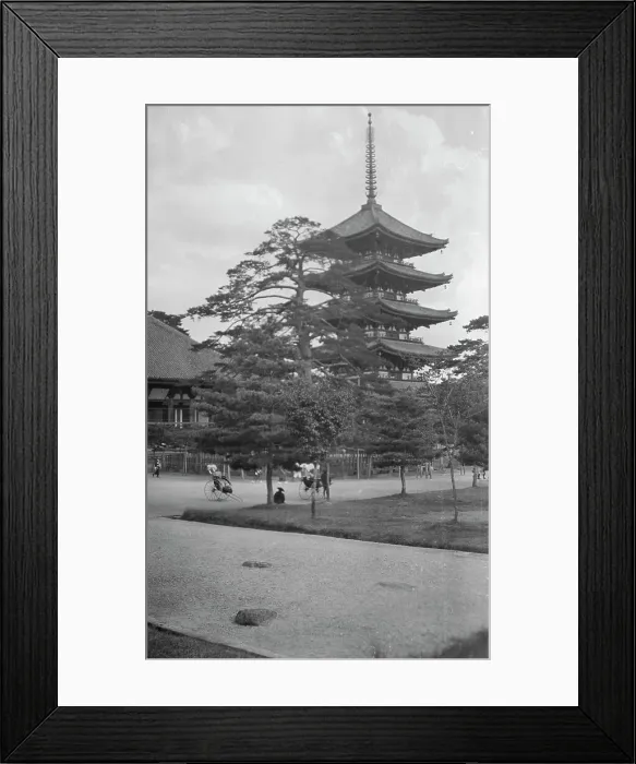 Framed Print : Travel views of Japan and Korea, 1908. Creator: Arnold Genthe Framed Print : Travel views of Japan and Korea, 1908. Creator: Arnold Genthe