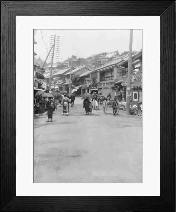 Framed Print : Travel views of Japan and Korea, 1908. Creator: Arnold Genthe Framed Print : Travel views of Japan and Korea, 1908. Creator: Arnold Genthe