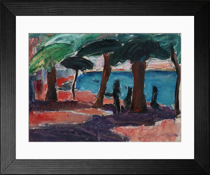 Framed Print : The Quay, Bandol, 1915. Creator: Jens Adolf Emil Jerichau Framed Print : The Quay, Bandol, 1915. Creator: Jens Adolf Emil Jerichau