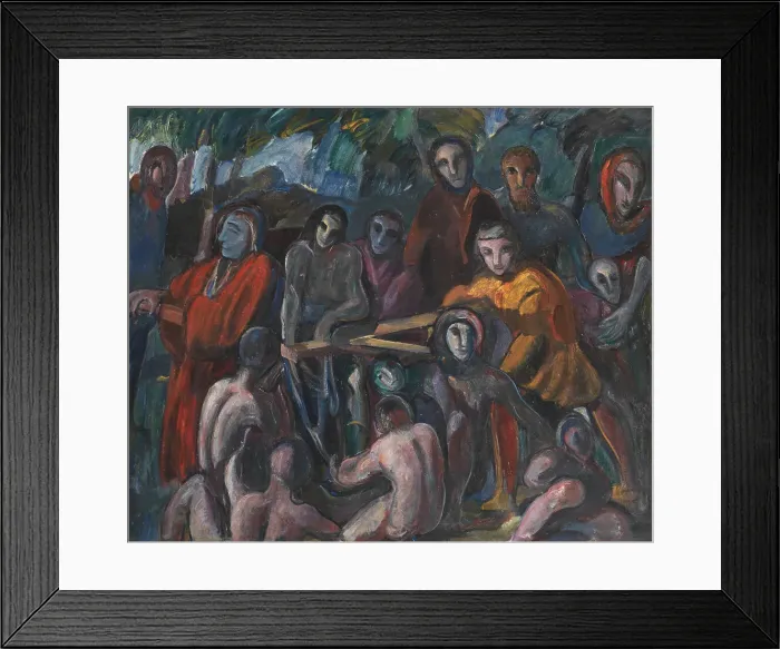 Framed Print : The Road to Golgotha, 1913-1914. Creator: Jens Adolf Emil Jerichau Framed Print : The Road to Golgotha, 1913-1914. Creator: Jens Adolf Emil Jerichau