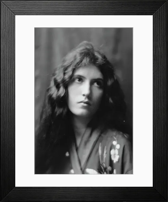Framed Print : Maude, Bonnie, Miss, portrait photograph, between 1912 and 1918. Creator: Arnold Genthe Framed Print : Maude, Bonnie, Miss, portrait photograph, between 1912 and 1918. Creator: Arnold Genthe