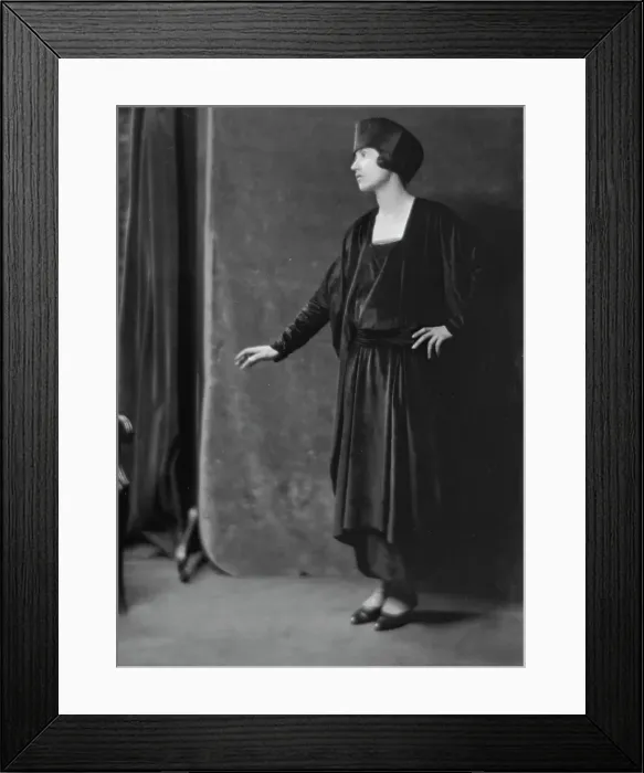 Framed Print : Maude, Bonnie, Miss, portrait photograph, between 1912 and 1918. Creator: Arnold Genthe Framed Print : Maude, Bonnie, Miss, portrait photograph, between 1912 and 1918. Creator: Arnold Genthe