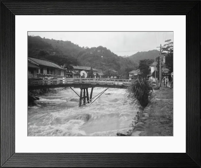Framed Print : Travel views of Japan and Korea, 1908. Creator: Arnold Genthe Framed Print : Travel views of Japan and Korea, 1908. Creator: Arnold Genthe