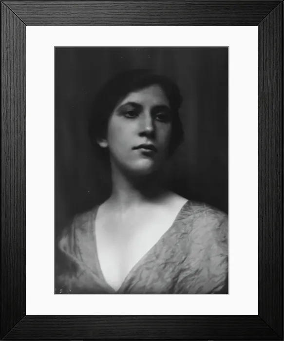 Framed Print : May, Miss, portrait photograph, 1913. Creator: Arnold Genthe Framed Print : May, Miss, portrait photograph, 1913. Creator: Arnold Genthe