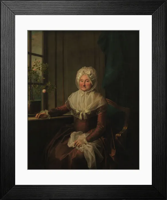 Framed Print : Countess Anna Joachima Danneskiold-Laurvigen, née Ahlefeldt, 1790-1791. Creator: Jens Juel Framed Print : Countess Anna Joachima Danneskiold-Laurvigen, née Ahlefeldt, 1790-1791. Creator: Jens Juel