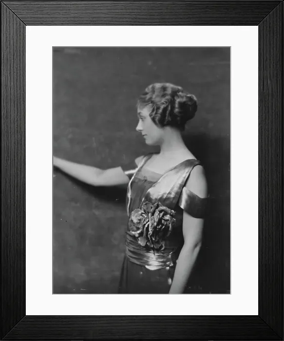 Framed Print : McBain, Alison, Miss, portrait photograph, 1917 Apr. 10. Creator: Arnold Genthe Framed Print : McBain, Alison, Miss, portrait photograph, 1917 Apr. 10. Creator: Arnold Genthe