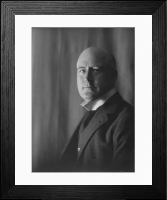 Framed Print : Charles Dana Gibson, portrait photograph, 1918 Feb. 8. Creator: Arnold Genthe Framed Print : Charles Dana Gibson, portrait photograph, 1918 Feb. 8. Creator: Arnold Genthe