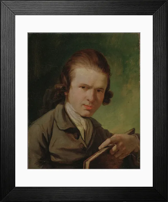 Framed Print : Engraver J.F. Clemens, 1775-1779. Creator: Jens Juel Framed Print : Engraver J.F. Clemens, 1775-1779. Creator: Jens Juel