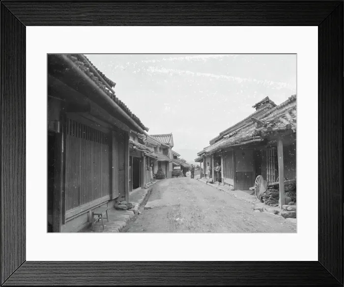 Framed Print : Travel views of Japan and Korea, 1908. Creator: Arnold Genthe