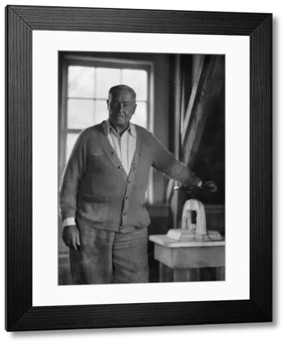 Framed Print : Childe Hassam, portrait photograph, between 1911 and 1935. Creator: Arnold Genthe Framed Print : Childe Hassam, portrait photograph, between 1911 and 1935. Creator: Arnold Genthe