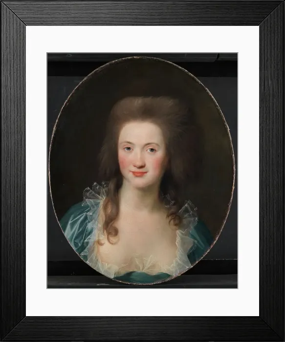 Framed Print : The Artist's First Betrothed, 1777-1780. Creator: Jens Juel Framed Print : The Artist's First Betrothed, 1777-1780. Creator: Jens Juel
