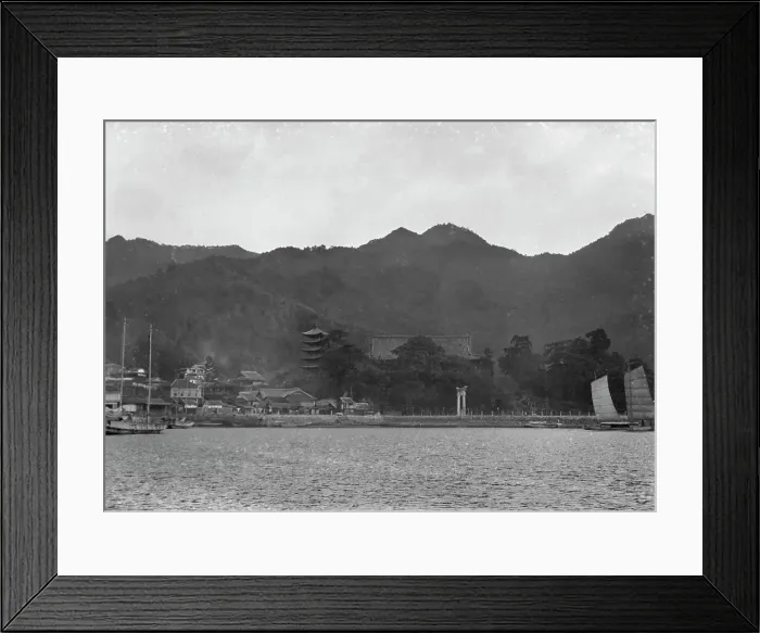 Framed Print : Travel views of Japan and Korea, 1908. Creator: Arnold Genthe Framed Print : Travel views of Japan and Korea, 1908. Creator: Arnold Genthe