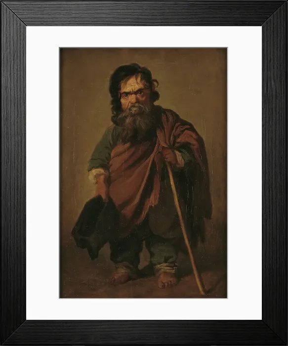 Framed Print : The Roman Dwarf Francesco Ravai, called Bajocco, 1773-1776. Creator: Jens Juel Framed Print : The Roman Dwarf Francesco Ravai, called Bajocco, 1773-1776. Creator: Jens Juel