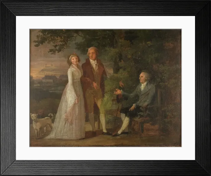 Framed Print : The Ryberg Family, 1793-1797. Creator: Jens Juel Framed Print : The Ryberg Family, 1793-1797. Creator: Jens Juel