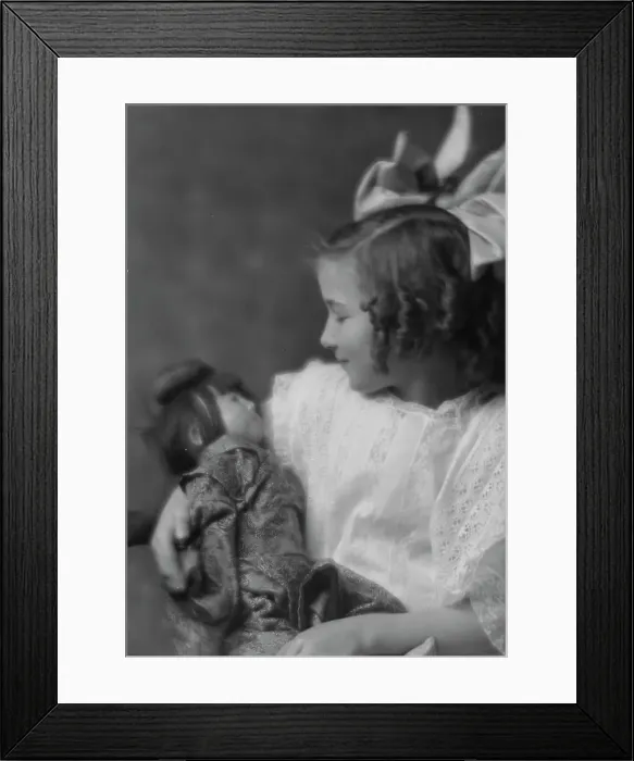 Framed Print : McMahon girl (child), portrait photograph, 1913 Aug. 13. Creator: Arnold Genthe Framed Print : McMahon girl (child), portrait photograph, 1913 Aug. 13. Creator: Arnold Genthe