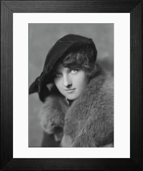 Framed Print : McMahon, Helen, Miss, or Dorothy McMahon, portrait photograph, between 1913 and 1915. Creator: Arnold Genthe