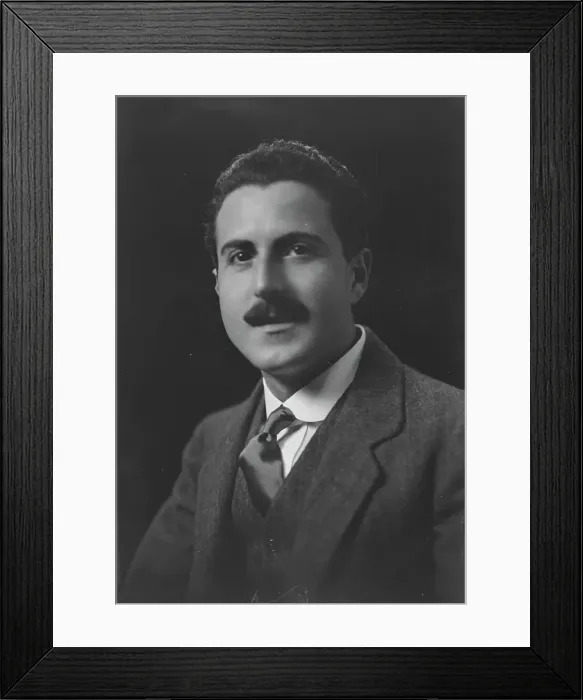 Framed Print : Mr. George Metaxa, portrait photograph, 1918 Dec. 6. Creator: Arnold Genthe Framed Print : Mr. George Metaxa, portrait photograph, 1918 Dec. 6. Creator: Arnold Genthe