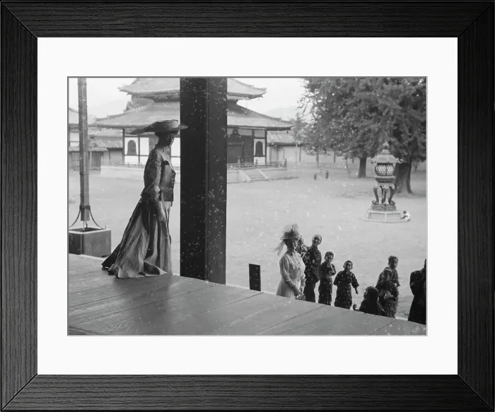 Framed Print : Travel views of Japan and Korea, 1908. Creator: Arnold Genthe Framed Print : Travel views of Japan and Korea, 1908. Creator: Arnold Genthe