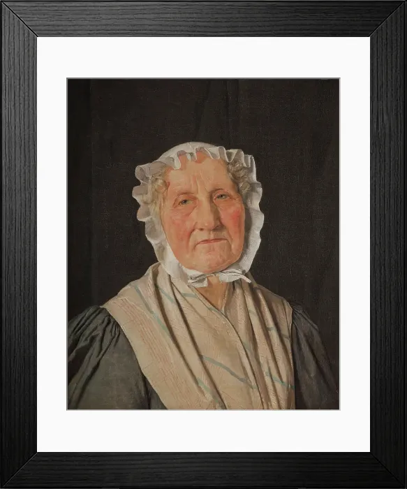Framed Print : Portrait of Inger Margrethe Hoyen, née Schroder, the Mother of the Art Historian N.L. Hoyen, 1832. Creator: Christen Købke Framed Print : Portrait of Inger Margrethe Hoyen, née Schroder, the Mother of the Art Historian N.L. Hoyen, 1832. Creator: Christen Købke