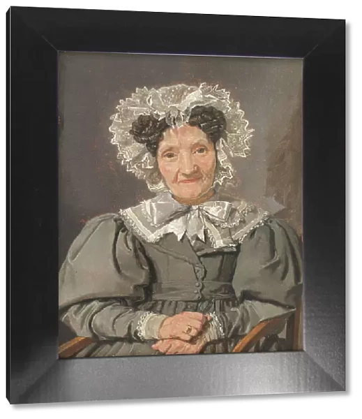 Portrait of Johanne Ployen, née Bachmann, 1834. Creator: Christen Købke