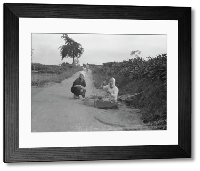 Framed Print : Travel views of Japan and Korea, 1908. Creator: Arnold Genthe Framed Print : Travel views of Japan and Korea, 1908. Creator: Arnold Genthe