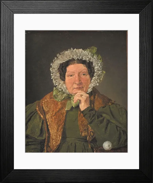 Framed Print : Portrait of the Artist´s Mother, Cecilia Margrethe Kobke, née Petersen, 1836. Creator: Christen Købke Framed Print : Portrait of the Artist´s Mother, Cecilia Margrethe Kobke, née Petersen, 1836. Creator: Christen Købke