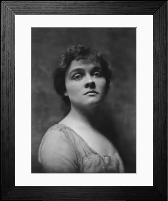 Framed Print : McNally, Miss, portrait photograph, 1915 May 1. Creator: Arnold Genthe Framed Print : McNally, Miss, portrait photograph, 1915 May 1. Creator: Arnold Genthe