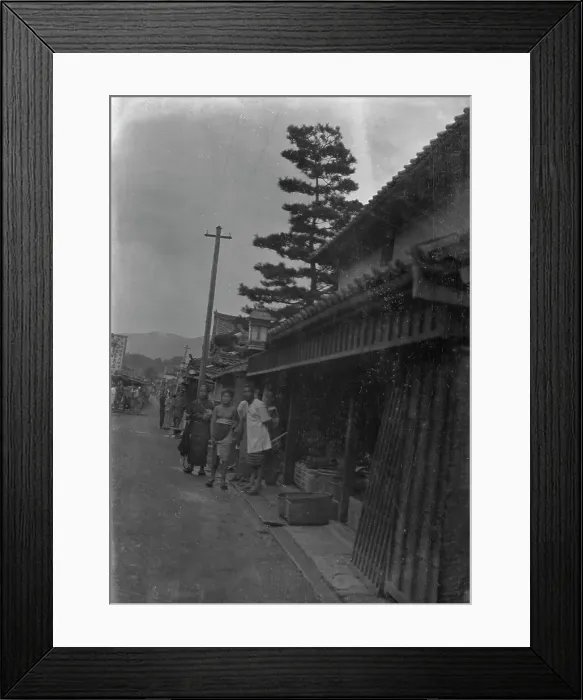 Framed Print : Travel views of Japan and Korea, 1908. Creator: Arnold Genthe Framed Print : Travel views of Japan and Korea, 1908. Creator: Arnold Genthe