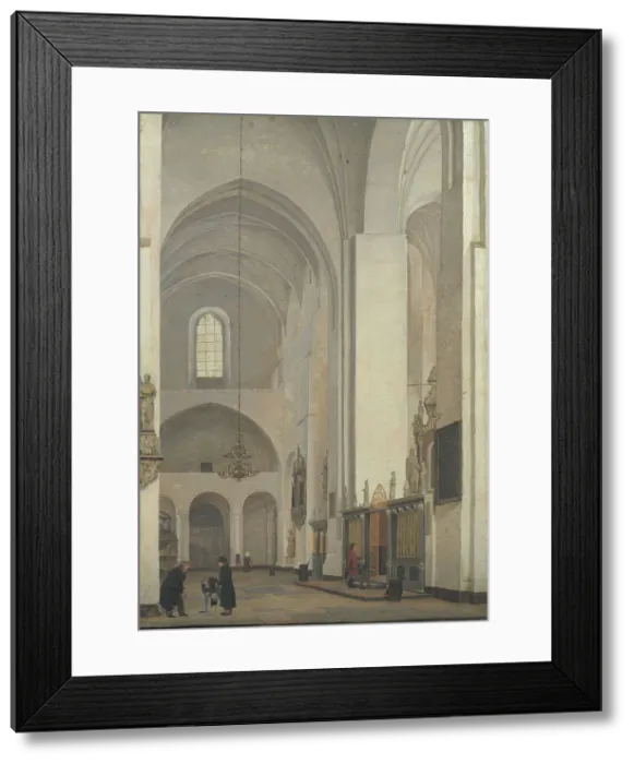Framed Print : The Transept of Århus Cathedral, 1830. Creator: Christen Købke Framed Print : The Transept of Århus Cathedral, 1830. Creator: Christen Købke