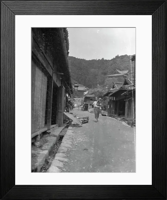 Framed Print : Travel views of Japan and Korea, 1908. Creator: Arnold Genthe Framed Print : Travel views of Japan and Korea, 1908. Creator: Arnold Genthe