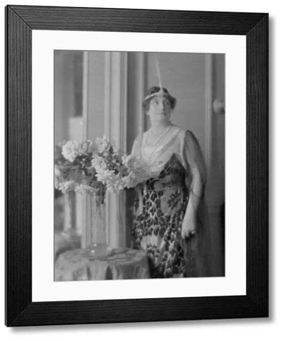 Framed Print : Melba, Madame, portrait photograph, 1917 Dec. Creator: Arnold Genthe Framed Print : Melba, Madame, portrait photograph, 1917 Dec. Creator: Arnold Genthe