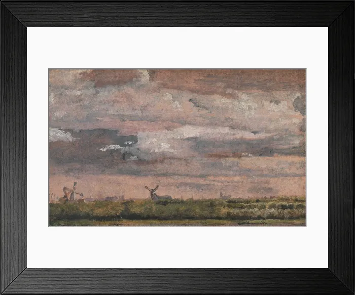 Framed Print : View Near Copenhagen, 1841-1845. Creator: Christen Købke Framed Print : View Near Copenhagen, 1841-1845. Creator: Christen Købke