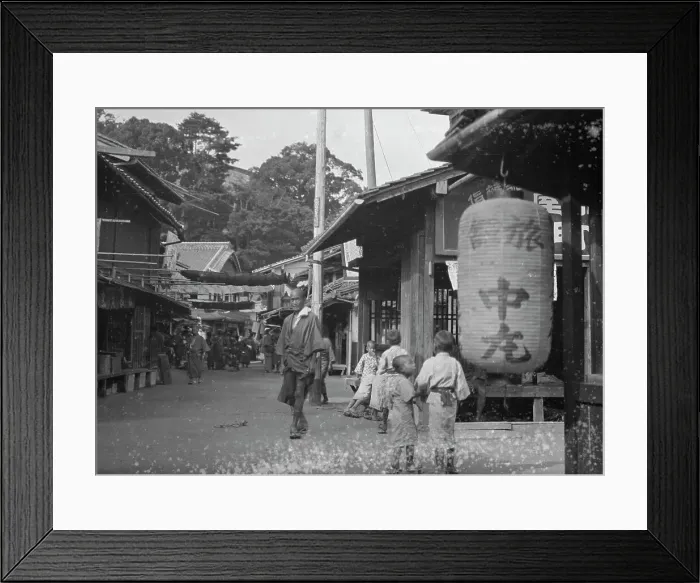 Framed Print : Travel views of Japan and Korea, 1908. Creator: Arnold Genthe Framed Print : Travel views of Japan and Korea, 1908. Creator: Arnold Genthe