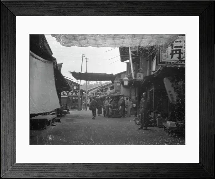 Framed Print : Travel views of Japan and Korea, 1908. Creator: Arnold Genthe Framed Print : Travel views of Japan and Korea, 1908. Creator: Arnold Genthe