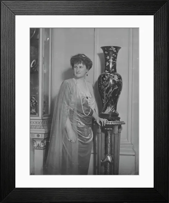 Framed Print : Mrs. John D. Rockefeller, portrait photograph, 1919 Mar. 18. Creator: Arnold Genthe Framed Print : Mrs. John D. Rockefeller, portrait photograph, 1919 Mar. 18. Creator: Arnold Genthe
