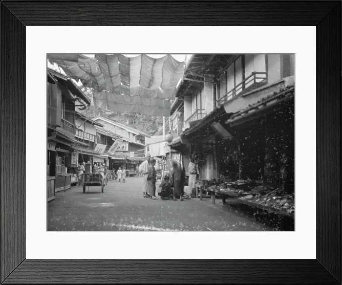 Framed Print : Travel views of Japan and Korea, 1908. Creator: Arnold Genthe Framed Print : Travel views of Japan and Korea, 1908. Creator: Arnold Genthe