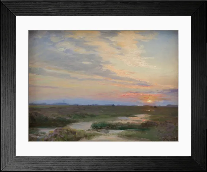 Framed Print : Evening at Skagen, 1893. Creator: Peder Severin Kroyer Framed Print : Evening at Skagen, 1893. Creator: Peder Severin Kroyer