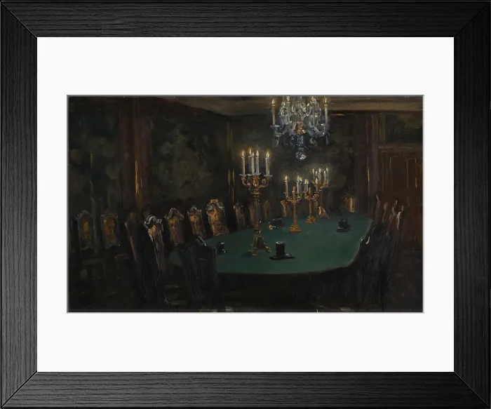 Framed Print : Interior, 1896. Creator: Peder Severin Kroyer Framed Print : Interior, 1896. Creator: Peder Severin Kroyer
