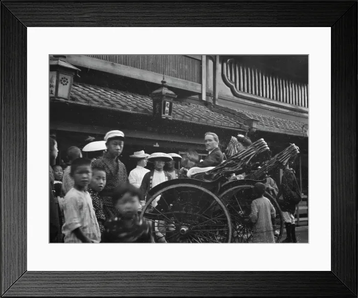 Framed Print : Travel views of Japan and Korea, 1908. Creator: Arnold Genthe Framed Print : Travel views of Japan and Korea, 1908. Creator: Arnold Genthe