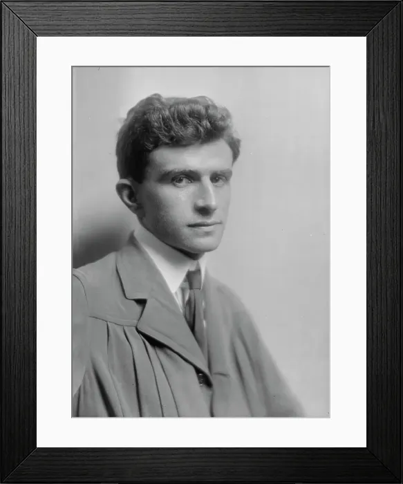 Framed Print : Michelson, M. Mr. portrait photograph, 1916. Creator: Arnold Genthe Framed Print : Michelson, M. Mr. portrait photograph, 1916. Creator: Arnold Genthe