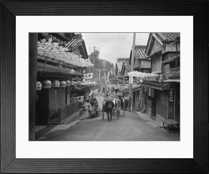 Framed Print : Travel views of Japan and Korea, 1908. Creator: Arnold Genthe Framed Print : Travel views of Japan and Korea, 1908. Creator: Arnold Genthe