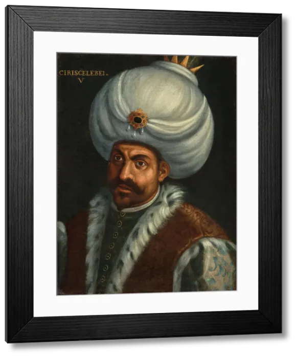 Framed Print : Isa Celebi (1380-1403), Sultan of the Ottoman Empire, 16th century. Creator: Venetian master Framed Print : Isa Celebi (1380-1403), Sultan of the Ottoman Empire, 16th century. Creator: Venetian master