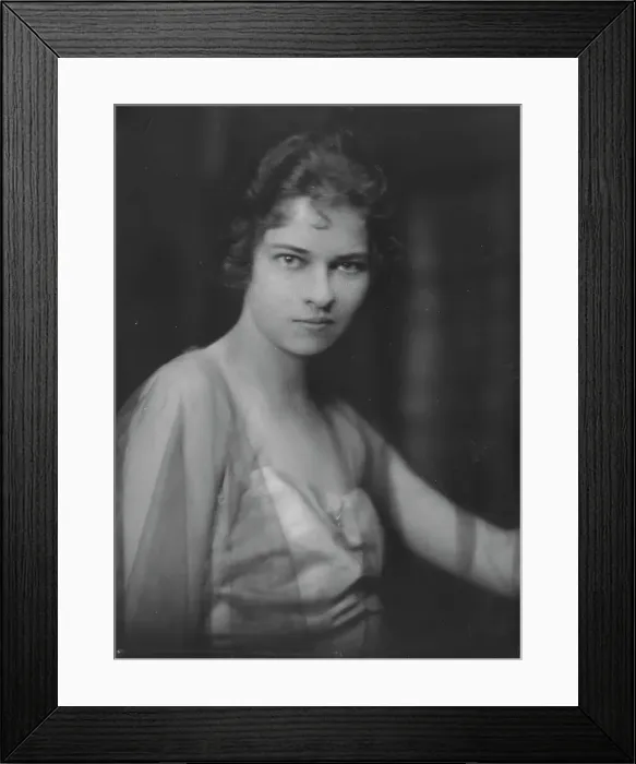 Framed Print : Moberly, Margaret, Miss, portrait photograph, 1916 or 1917. Creator: Arnold Genthe Framed Print : Moberly, Margaret, Miss, portrait photograph, 1916 or 1917. Creator: Arnold Genthe