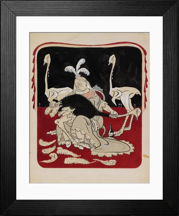 Framed Print : England's dream in South Africa, 1899. Creator: Heine, Thomas Theodor (1867-1948)